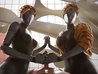 Did you order Atomic Heart porn? Twins at your command