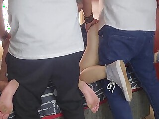 Cheating Wife Fucked Hard in Bedroom Orgy