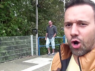 German SSBBW MILF Gets Picked Up For Outdoor Anal
